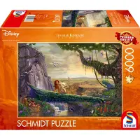 Schmidt Spiele Løvernes Konge Disney Thomas Kinkade: Tilbage Til Pride Rock? (sch57396) Puslespil 6000 Stykker
