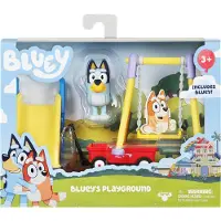 Bluey Legesæt - Legeplads m. Figur - - OneSize - Legetøj