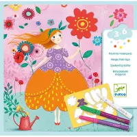 Djeco Puslespil m. Trylletuscher - Maries Smukke Kjoler - - OneSize - Puslespil