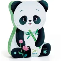 Djeco Puslespil - 24 Brikker - Pandaen Leo - - OneSize - Puslespil