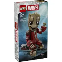 LEGO Marvel - Groot I Ravager-dragt 76341 - 604 Dele - - OneSize - Klodser