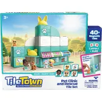 Tile Town Dyrelægeklinik, Magnetisk byggesæt 44 dele