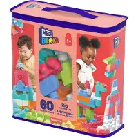 Mega Bloks Bloks First Builders stor byggepose Pink