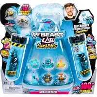 BEAST LAB MrBeast Lab Swarms Mega Lab - 12 figurer, blandet