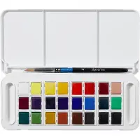 Adlibris Aquafine Watercolour Travel Set 24 col