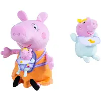 Pipsa Possu Mor Gris New Era-bamse 33 Cm