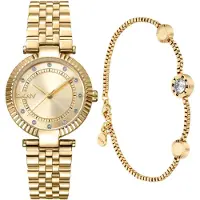 DKNY Analogt ur 'Essential Glitz' guld