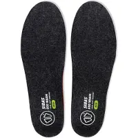 Sidas 3feet Eco Warm Mid, indlægssål, sort/rød