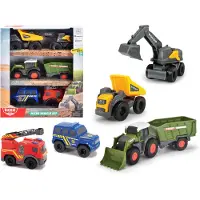 Dickie Toys Biler - Micro City Team - 5 Stk. - - OneSize - Bil