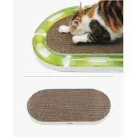 Catit Senses 2.0 Oval Scratcher kradsetræ af pap, til Catit-spor