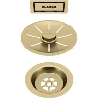 BLANCO InFino overløb/afløb ståldele satin gold til 1 rum