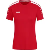Jako Funktionsbluse 'Power' rød / hvid