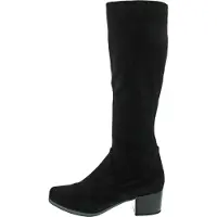 Caprice Boots, black, made of Textiles with Block heel, Size 37