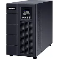 Cyberpower Online S Series OLS3000EA - UPS - AC 230 V - 2700 Watt - 3000 VA - 9 At - RS-232, USB - output-stikforbindelser: 7 - aktiv PFC - sort