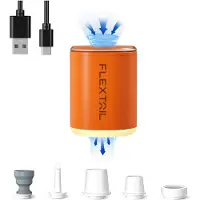 Usorteret Tiny Pump 2X bærbar pumpe (Orange)