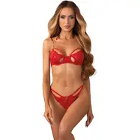 Obsessive Matildea 2-pcs Crotchless Set