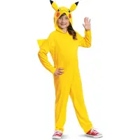 Disguise Karnavalinis kostiumas Pokemon Pikachu kostiumas geltonas Kigurumi maskuotė 127-136 cm (7-8 metai)