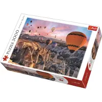 Trefl balloner over Cappadocia 3000 brikker puslespil r?d 46"x33" Print DIY puslespil Kreativ sjovt klassisk puslespil for voksne og b?rn fra 1