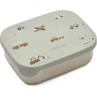 Liewood Madkasse - Silikone/Stål - Arthur - 900 ml - Vehicles/Do - - OneSize - Madkasse