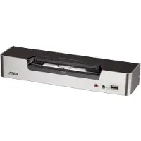 Aten USB DVI Dual View KVMP Switch CS1642A - KVM / audio / USB switch - 2 x KVM / audio / USB - 1 lokalbruger - desktop