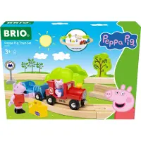 BRIO Togbanesæt - Peppa Pig - 18 Dele - 36123 - - OneSize - Tog