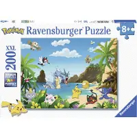 Ravensburger Puslespil - 200 Brikker - Pokémon - - OneSize - Puslespil
