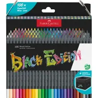 Faber-Castell Black Edition triangular farver 100 ass
