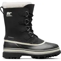 Sorel - Afterski - Caribou WP W Black Stone til UnisexUld - Størrelse 39,5 - Sort