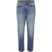 Noisy May Moni Straight Ankle Højtaljede Jeans