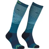Ortovox - Skistrømper - All Mountain Long Socks M Petrol Blue til UnisexUld - Størrelse 39-41 - Blå