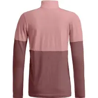 Ortovox 185 Rock'n'Wool Zip Neck, dame, lyserød