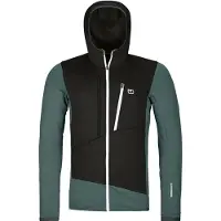 Ortovox - Vandretøj - Fleece Grid Hoody M Dark Arctic Grey til Unisex - Størrelse S - Grå