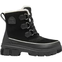 Sorel - Afterski - Torino V WP W Black Fawn til Unisex - Størrelse 38,5 - Sort