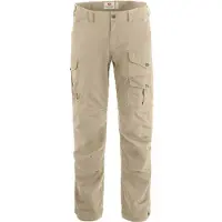 Fjällräven - Vandretøj - Vidda Pro Lite Zip Off Trousers M Fossil til UnisexBomuld - Størrelse XS/S - Beige