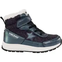 Viking Vinterstøvler - Equip Star Warm WP 1V - Black - - 24 - Vinterstøvle
