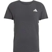 Adidas Funktionsskjorte 'Adizero' lysegrøn / sort / hvid