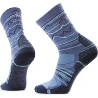 Smartwool - Vandretøj - Hike Light Cushion Mountain Range Crew S Nightfall Blue til UnisexNylon - Størrelse 42-45 - Blå