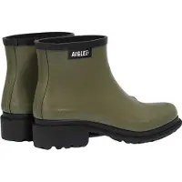Aigle Ankelstøvler 'Fulfeel low' oliven / sort / hvid