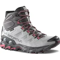 La Sportiva - Vandresko dame - Ultra Raptor II Mid Leather W GTX Cloud/Redwood til Unisex - Størrelse 39 - Grå