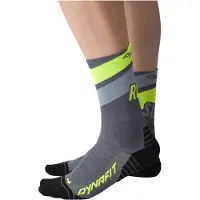 Dynafit - Trail running tøj - Ultra Crew Socks Cinder Ultra Yellow til Unisex - Størrelse 35-38 - Gul