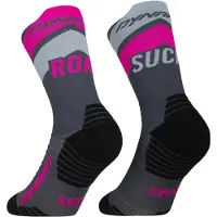 Dynafit - Trail running tøj - Ultra Crew Socks Cinder Pink Glo til Unisex - Størrelse 35-38 - Lyserød
