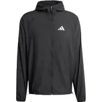 Adidas - Trail running tøj - Run Essentials Jkt M Black til Unisex - Størrelse XL - Sort