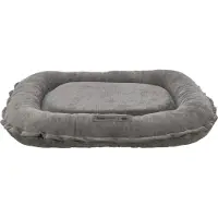 Trixie Hundkudde - - Vital LENNOX - Chenilletyg - Oval - 70 x 55 cm - Grå