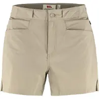 Fjällräven - Vandretøj dame - High Coast Lite Shorts W Fossil til UnisexUld - Størrelse S/M - Beige