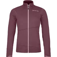 Ortovox - Vandretøj dame - Fleece Light Jacket W Chestnut til UnisexUld - Størrelse S - Bordeaux