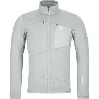 Ortovox - Fleece - Fleece Grid Jacket M Grey Ice til UnisexUld - Størrelse XL - Grå