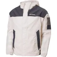 Columbia - Vandretøj - Challenger II Windbreaker Dark Stone Shark til UnisexSoftshell - Størrelse L - Beige