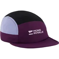 Mons Royale - Trail running tøj - Velocity Trail Cap Skyline til Unisex - Lilla