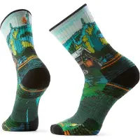 Smartwool Hike Targeted Cushion Trail Trekker Print Crewsokker