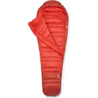 Rab - Trekkingsoveposer - Alpine -6C / 20F Dark Horizon/Tuscan Red til Unisex - Størrelse Venstre - Rød